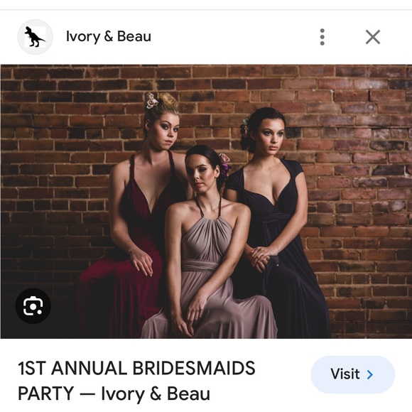 Arroh & Bow Infinity Dress Burgundy - Picture 3 of 9